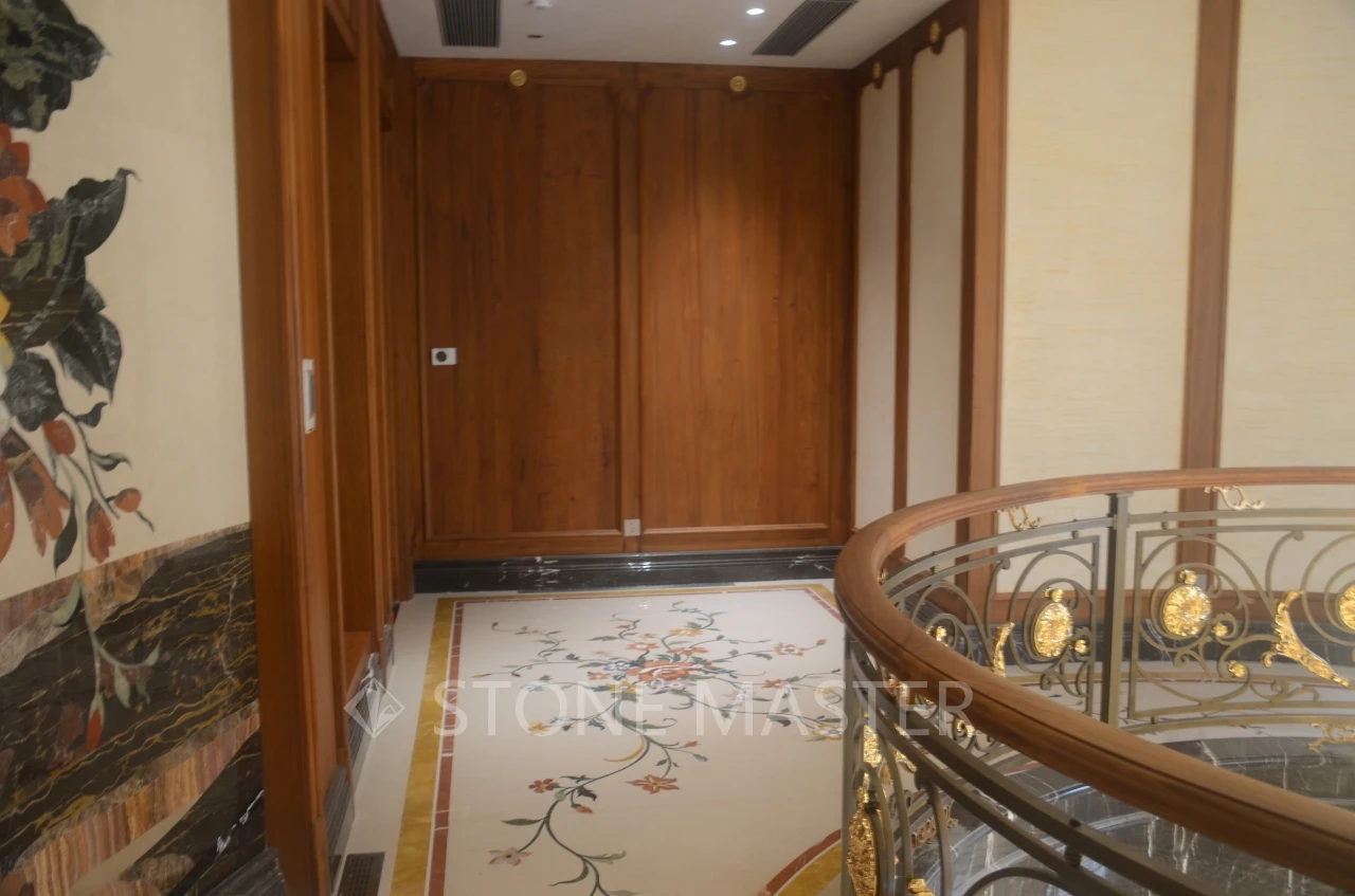 Marble Floor Design for Luxury Villa