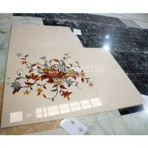 Marble inlay flooring for luxury interior floors worldwide.