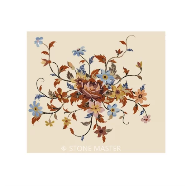 Marble inlay flooring for luxury interior floors worldwide.