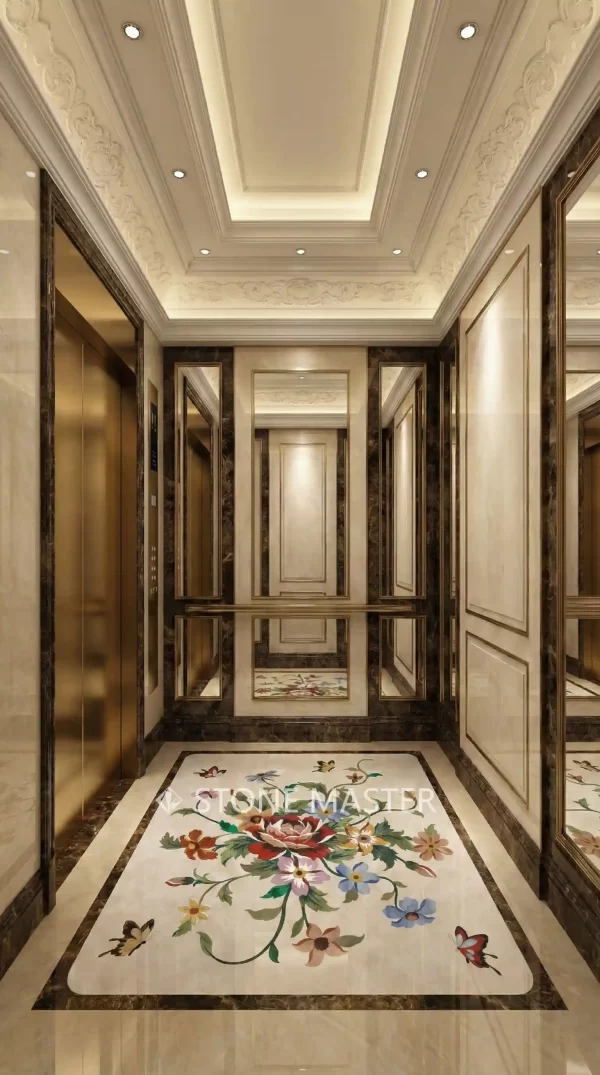 Marble Inlay Flooring for Elegant Interiors | Stone Master Marble Floor