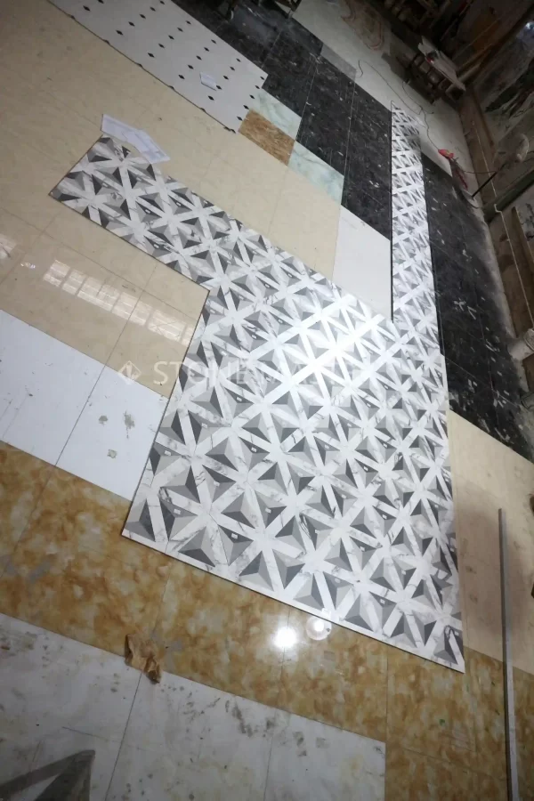 Marble Floor Medallion Modern Luxury Geometry Marble Floor Medallion Modern Luxury Geometry