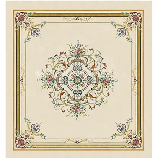 Inlaid Marble Flooring for Grand Luxe Interiors