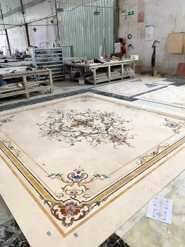 Custom Marble Inlay Luxury Floor Design | Stone Master Marble Inlay