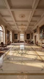 Custom Marble Inlay Luxury Floor Design | Stone Master Marble Inlay