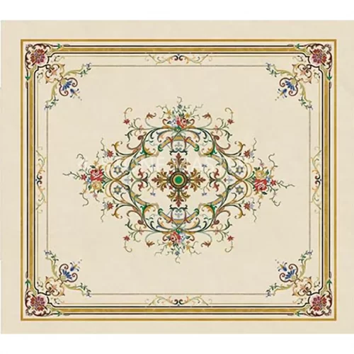 Custom Marble Inlay Luxury Floor Design