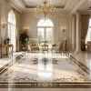 Marble Floor Medallion with Grand Luxe Elegance Design Marble Floor Medallion with Grand Luxe Elegance Design