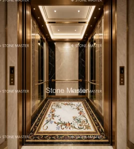Marble Medallion for Lift Floor Design | Stone Master